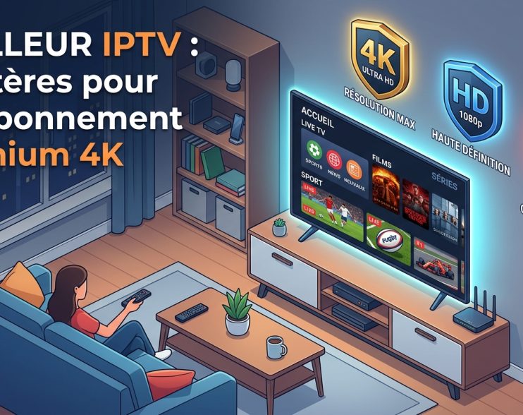 Meilleur IPTV : 5 critères pour un IPTV abonnement premium 4K
